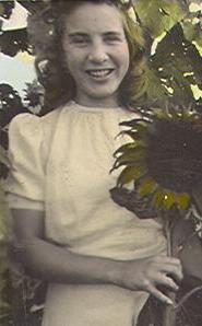 Peggy Enjoying Summer in 1941